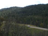 Taken from above HWY 299 about 1/2 mile
west of the town of Weaverville.  Note Hwy 
299 in the middle foreground of the photo.